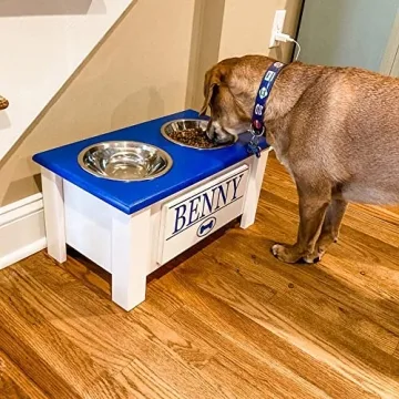 Personalized Elevated Dog Bowl Stand - Durable and Convenient