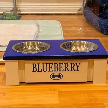 Personalized Elevated Dog Bowl Stand - Durable and Convenient