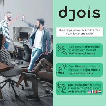 DJOIS by Tarifold - CD & DVD Storage Box - Durable Material - Compact Size - Holds 80 Sleeves - Scratch Resistant - Can Hold Blu-Ray Discs & X-Box Video Games - Made in Denmark - Black