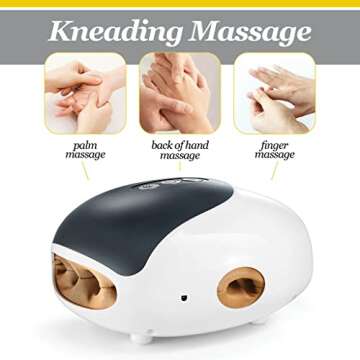 Wireless Medical King Hand Massager with Heat for Arthritis Relief