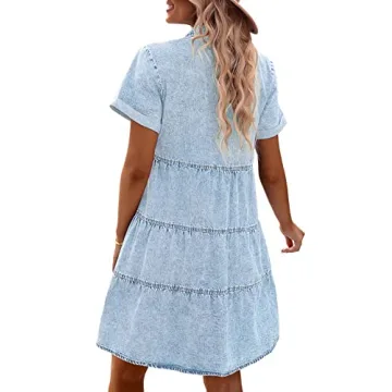 Shop GRAPENT Casual Jean Dress for Stylish Summer Looks