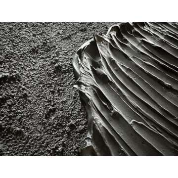 Framed Black and White Ocean Wave Wall Art, Modern Abstract Textured Paintings on Canvas, Relief Wall Art for Living Room Bedroom Wall Decor