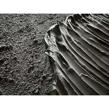 Framed Black and White Ocean Wave Wall Art, Modern Abstract Textured Paintings on Canvas, Relief Wall Art for Living Room Bedroom Wall Decor