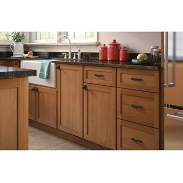 LIBERTY P28198K-FB-C Stylish Black Knob with Backplate