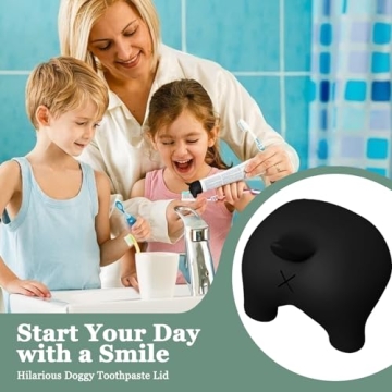 WXCGX Pooping Dog Butt Toothpaste Topper for Fun Brushing