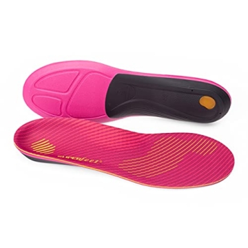 Superfeet Run Women's Support Insoles - Trim-to-Fit High Arch Support - Carbon Fiber Orthotic Shoe I...
