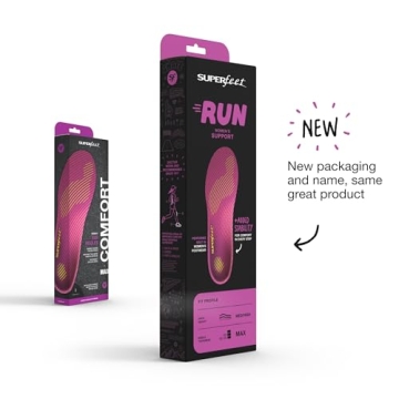 Superfeet Run Women's Support Insoles - High Arch Relief