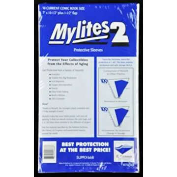 Premium Comic Book Preservation Kit - 50 Boards & Sleeves