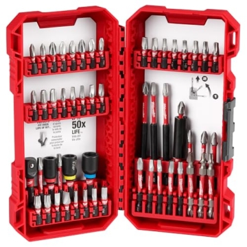 Milwaukee Shockwave Impact Duty Driver Bit Set 54PC - Ultimate Impact Tool for Pros and DIY Enthusia...