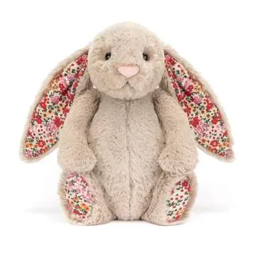 Jellycat Blossom Posy Bunny Stuffed Animal, Medium 12 inches - Rabbit and Bunny Plush Toy - Classic Children's Gift