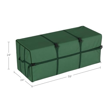 Christmas Tree Storage Bag - Storage Bags for 9FT Disassembled Artificial Trees, Seasonal Decor, Packing, Moving, and Home Storage by Elf Stor (Green)