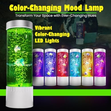 Brewish Bubble Fish Lamp for Kids and Adults - Soothing Decor