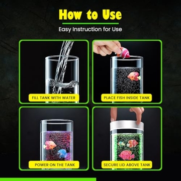 Brewish Bubble Fish Lamp for Kids and Adults - Soothing Decor