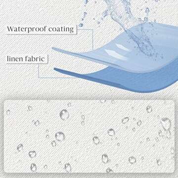 Ashler Outdoor Pillows, 18 x 18 Pillow Inserts Set of 4, Waterproof Throw Pillow Inserts Hypoallergenic Pillow for Patio, Water Resistant Indoor Outdoor Decorative