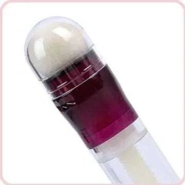 Qixivcom 6ml Concealer Empty Tube with Cotton Brush Concealer Stick 0.2oz Mini Clear Eraser Concealer Box for Handicraft Ladies Portable -Subbottle Makeup Dispenser Container（4 Pack）