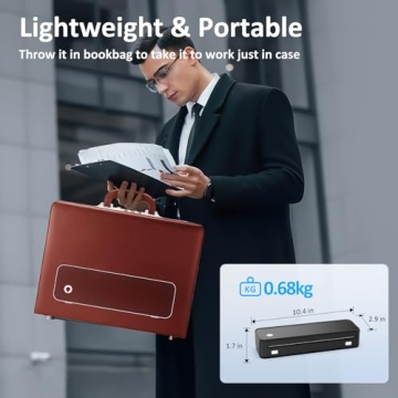 Portable Wireless Thermal Printer for Easy Travel