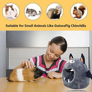 Cozy CooShou Guinea Pig Bed for Small Pets