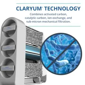 Aquasana SmartFlow Reverse Osmosis Water Filter System - High-Efficiency Under Sink RO Removes up to 99.99% of Fluoride, Arsenic, Chlorine, and Lead - Brushed Nickel Faucet