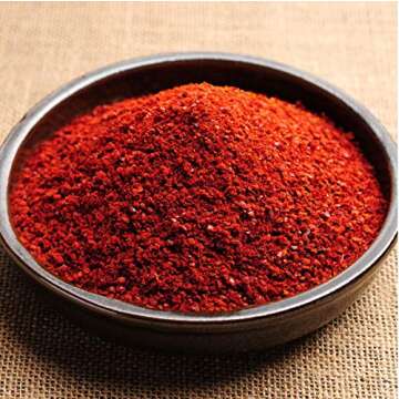 Premium Korean Dried Red Pepper Powder Gochugaru Kimchi Spicy Chili Flakes - Normal Grinding 142g (5oz)