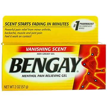 Bengay Non-Greasy Vanishing Scent Pain Reliever Gel (Pack of 5)