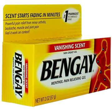 Bengay Non-Greasy Vanishing Scent Gel - 5 Pack