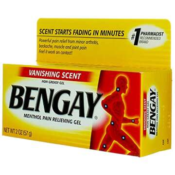 Bengay Non-Greasy Vanishing Scent Gel - 5 Pack