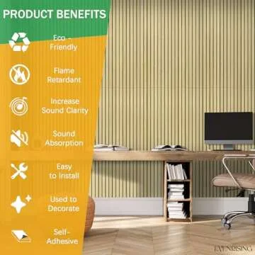 Large Self-Adhesive Acoustic Panels for Better Sound