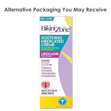 Bikini Zone Medicated After Shave Crème with Soothing Lidocaine, 1 Oz, 1 Pack
