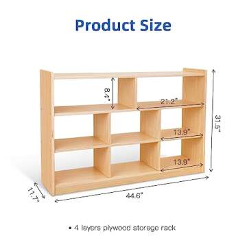 OOOK Montessori Shelf Toy Organizers and Storage for Kids