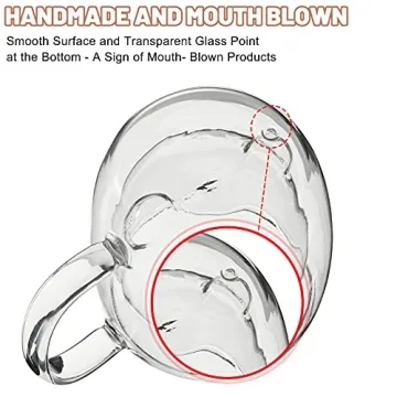 Cute Bear Tea Cup Double Wall Glass Mug for All Ages