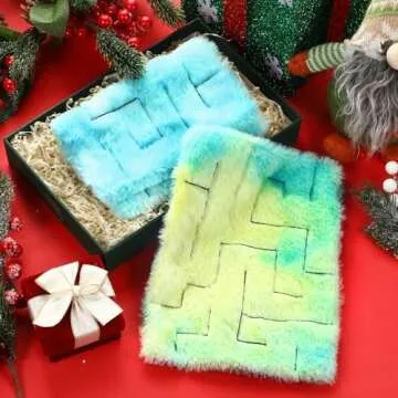 Frienda 2 Pack Marble Maze Mat Fidget Tactile Sensory Toys Stress Relief Toys Relief Anxiety Calming Mats for School Classroom Reduce Stress Anxiety Improve Focus(Vibrant Style,8.7 x 6.3 Inch)