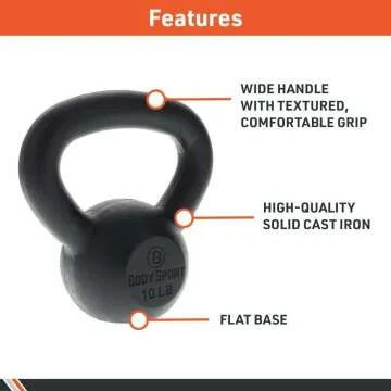 Cast Iron Kettlebell for Home Strength Training