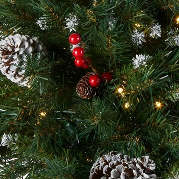 18" Frosted Urn Filler with LED Lights & Cones