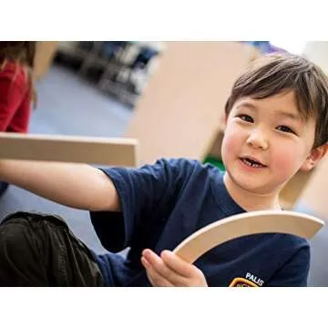 Learning Without Tears Wood Pieces Set for Capital Letters- Get Set for School and Handwriting Without Tears- Pre-K and K, Sensory, Letter Building, Alphabet Awareness, Mat Man - School and Home Use