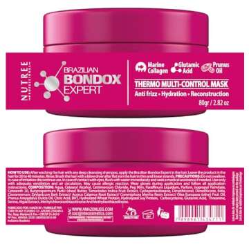 Effective Brazilian Bondox Hair Treatment Mask for Frizz