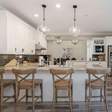 Ascher Vintage LED Edison Bulbs 60 Watt Equivalent, Eye Protection Led Bulb with 95+ CRI, Non-Dimmable, High Brightness Daylight White 4000K, ST58 Antique LED Filament Bulbs, E26 Base, Pack of 4