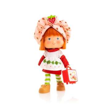 Strawberry Shortcake 'Limited Edition' Classic Version Strawberry Shortcake 5.5-inch Poseable Sweet Scented Fashion Doll with 4 Surprise Reveal Accessories