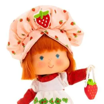 Strawberry Shortcake 'Limited Edition' Classic Version Strawberry Shortcake 5.5-inch Poseable Sweet Scented Fashion Doll with 4 Surprise Reveal Accessories