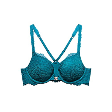 Savage X Fenty Women's Romantic Corded Lace Front-Closure Push Up Bra