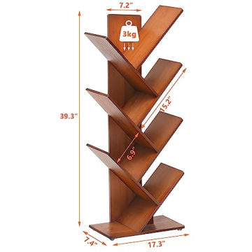 Stylish C&AHOME Tree Bookshelf for Home and Office