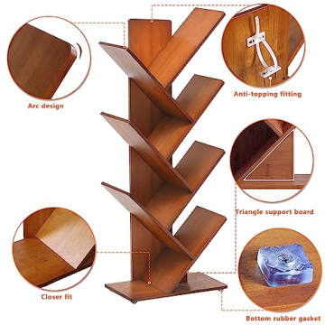 Stylish C&AHOME Tree Bookshelf for Home and Office