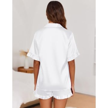 Ekouaer Satin Pajamas Set - Stylish Comfort for Women