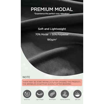 ODODOS Modal Soft Lounge Shorts for Women Drawstring High Waist Casual Sleepwear Lightweight Cozy Pajama Bottom, Black, X-Large