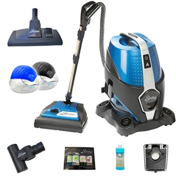 Sirena Bagless Vacuum Cleaner Premium Pack - Water Filtration Vacuum - Bonus 2 Twister Air Purifier,...