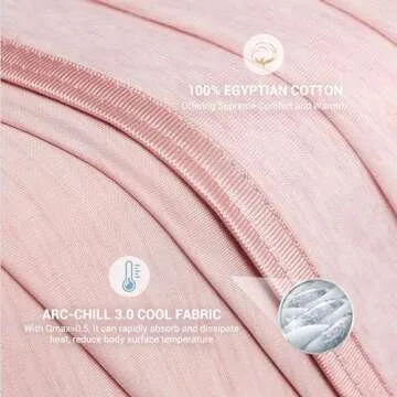 Elegear Revolutionary Cooling Blanket Twin, Absorbs Heat to Keep Body Cool for Night Sweats, Arc-Chill 3.0 Cool Fiber Q-Max>0.5 for Hot Sleepers, Lightweight Summer Cold Blankets for Sleeping, Pink