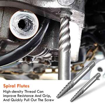 XEWEA 35-Piece Screw Extractor Set for Easy Extraction