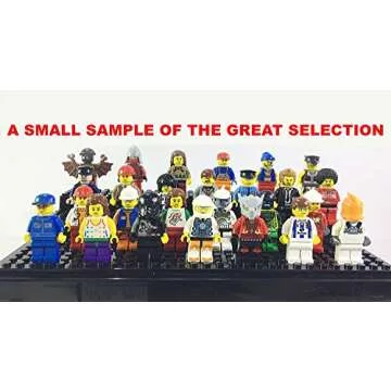 Pack of 10 Unique Random Lego Minifigures for Kids