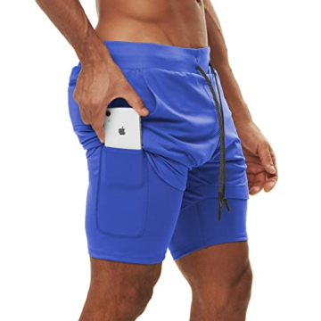 FLYFIREFLY 2-in-1 Workout Running Shorts for Men
