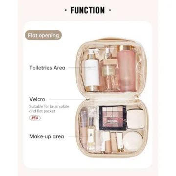 EACHY Travel Makeup Bag Large Capacity Design Gift for Women