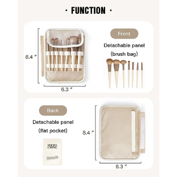 EACHY Travel Makeup Bag Large Capacity Design Gift for Women